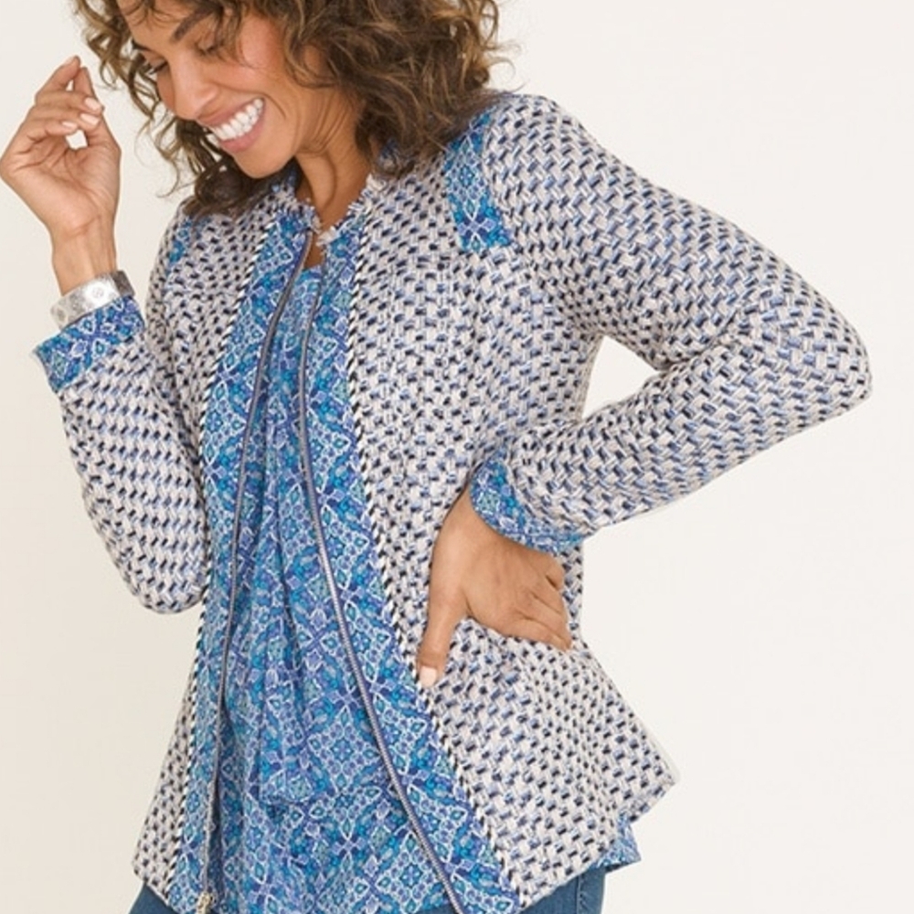 COPY - CHICO'S TWEED JACKET "NEW"